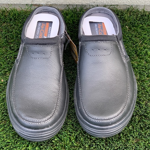 Men’s Skechers Porter Venom Leather Slip On Loafer - Picture 2 of 6